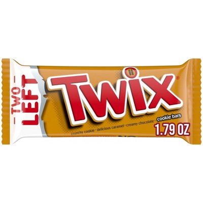 Twix Caramel Full Size Caramel Cookie Chocolate Candy Bar  - 1.79oz