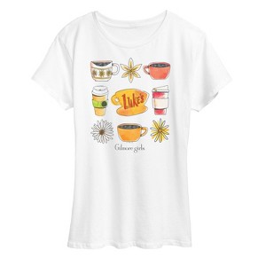 Women's - Gilmore Girls - Luke's Coffee Grid Short Sleeve Graphic T-Shirt - 1 of 4