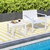 Tangkula Outdoor Side Table Set of 2 18" Weather Resistant Adirondack Table Patio - 2 of 4