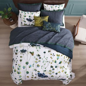 Bebejan Abstract Vines 100% Cotton 8 Piece Reversible Comforter & Coverlet Set - 1 of 4