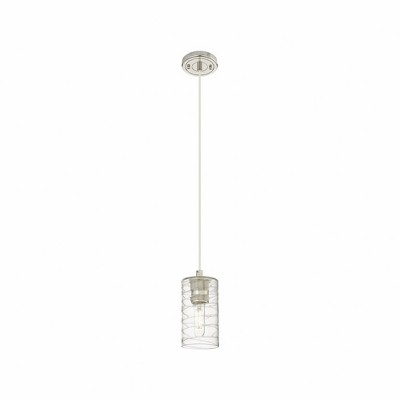 Crown Point - 1 Light Cord Pendant In Industrial Style-8.38 Inches Tall and 3.88 Inches Wide