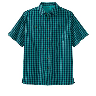 KingSize Short Sleeve Printed Sport Shirt