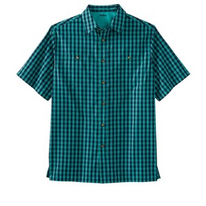 KingSize Short Sleeve Printed Sport Shirt - 1 of 4