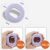 Unique Bargains Silicone Hand Grip Circle Adjustable Strength Grip 70-80LBS - 3 of 4