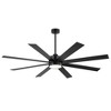 Airsurfer Windmill 72" Matte Black Ceiling Fan with 8 Blades and Color-Changing LED Light ¨C Remote Included - 2 of 4