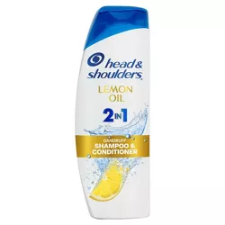 Head & Shoulders 2-in-1 Dandruff Shampoo and Conditioner, Anti-Dandruff Treatment, Lemon Essential Oil for Daily Use, Paraben Free - 12.5oz