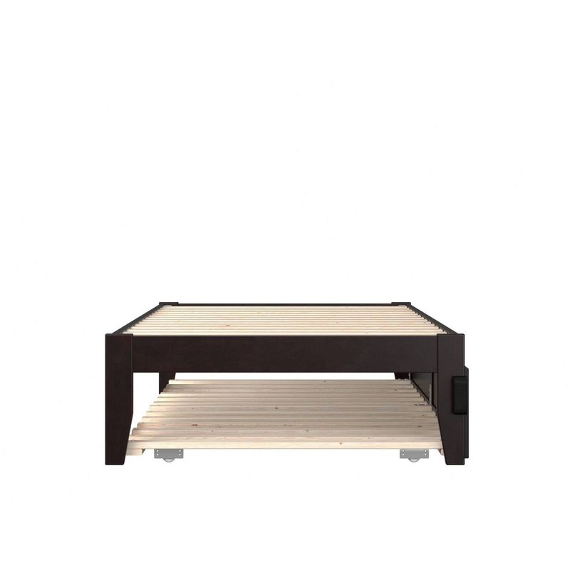 Twin XL Colorado Bed with Twin XL Trundle  Espresso - AFI, 6 of 10