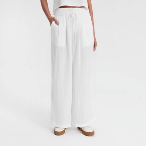 Women's Wide Leg Belted Palazzo Pants - A New Day™ - 1 of 4