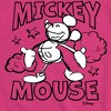 Girls' - Disney - Mickey Mouse Classic Sketch Fitted Short Sleeve Graphic T-Shirt - 2 of 4