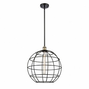 Lake Placid - 1 Light Stem Hung Pendant In Industrial Style-17.75 Inches Tall and 16 Inches Wide - 1 of 1