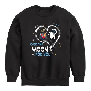 Boys' - Disney - Over The Moon For You Graphic Long Sleeve Fleece Sweatshirt - 1 of 4