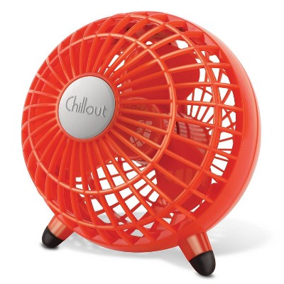 Chillout Desk Fan Red : Target