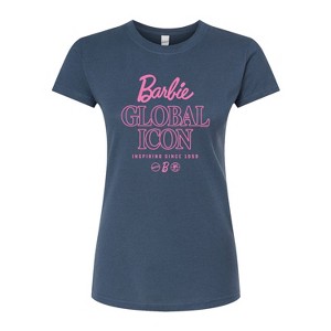 Women's - Barbie - Global Icon Fitted Graphic T-Shirt - 1 of 2