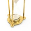 TopComfy Decorative Object Aluminium Frame Sand Timer Hourglass for Elegant Home Office Decor, Gold, 4.5"*4.5"*9" - 4 of 4