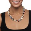 Ross-Simons 3-9mm Multicolored Cultured Pearl Torsade Necklace With Sterling Silver Size 18 - 2 of 4