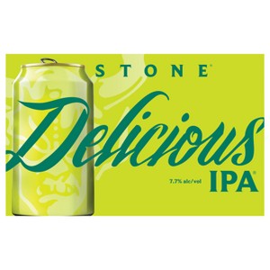 Stone Delicious IPA Beer - 6pk/12 fl oz Cans - 1 of 4