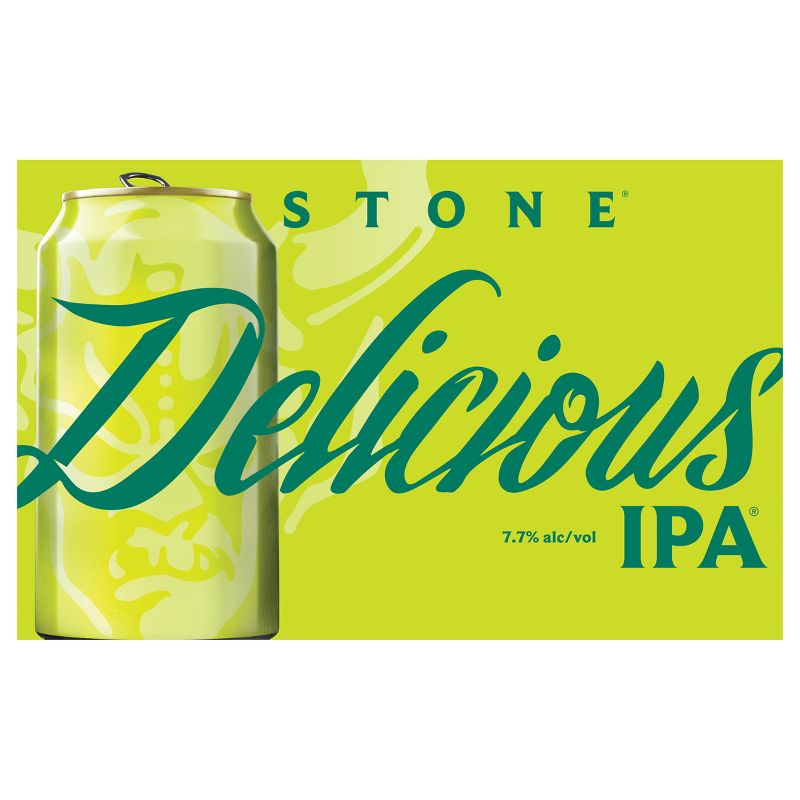 Stone Delicious IPA Beer - 6pk/12 fl oz Cans, 1 of 7