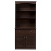 Agni Buffet and Hutch Kitchen Cabinet: Storage, Shelves, Drawer - Baxton Studio - 3 of 4