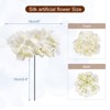Unique Bargains Wedding Centerpieces Decoration Silk Artificial Hydrangea Flowers - 2 of 4