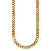 Chisel Stainless Steel Polished Yellow IP-plated 20" Plus a 3" Extension Curb Link Necklace - 2 of 4