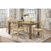 Kumasinova Set of 2 Dining Chair – Pine Veneer, Armless Chair with Transitional Double-X Back, Dining Room Side Chair, Wooden Kitchen Chair - 2 of 4