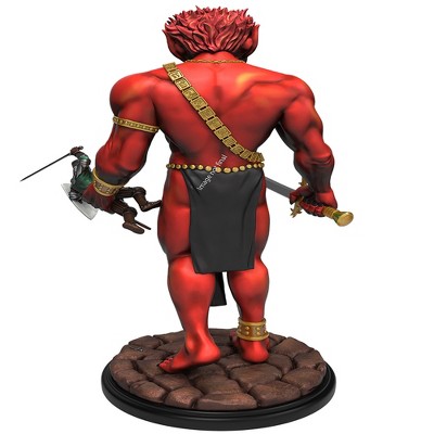 Dungeons & Dragons Efreeti Red Resin Statue with Knight