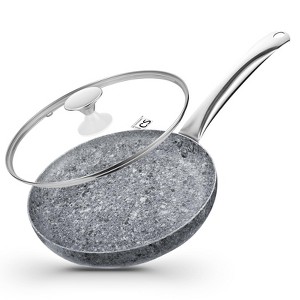 KOCH SYSTEME CS  8 Inch  Frying Pan with Nonstick Granite Coatings, Gray - 1 of 4