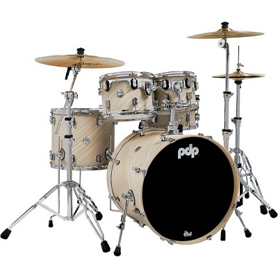 PDP by DW Concept Maple 5-Piece Shell Pack with Chrome Hardware Twisted Ivory