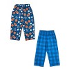 Bioworld 2-Pack Toddler Boy's to Youth Boy's Sleep Pajama Pants - 2 of 4
