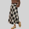 Anna-Kaci Women's Plaid A-Line Midi Skirt with High Waist - 2 of 4