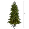 Nearly Natural 6-ft South Carolina Fir Artificial Christmas Tree with 450 Clear Lights and 1598 Bendable Branches - 2 of 4