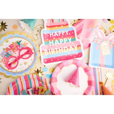 Packed Party 8-Count Multicolor Mini Party Hat Set With Pom Poms - image 5
