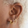 Small Gold Hoop Earrings Set for Women, 14K Gold Plated Lightweight Earrings Sets for Multiple Piercing - 2 of 4