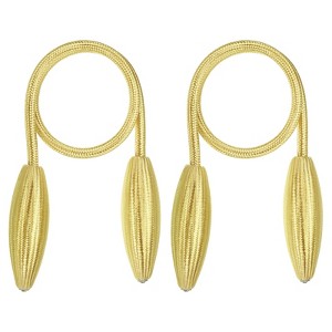 Unique Bargains Home Decorative Window Drape Curtain Tiebacks Clips - 1 of 4