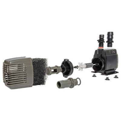 Active Aqua 550 GPH Gray Submersible Hydroponics Water Pump, 2 Pack