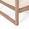 PAGED Wood Patio Dining Chairs Patio Chairs with Waterproof Thick Cushion Deep Seating for Garden, Patio, Lawn - 2 of 4
