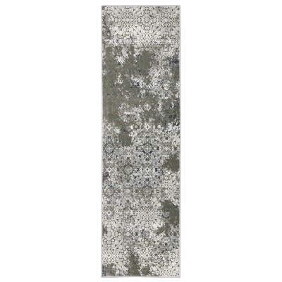 Oriental Weavers Gemini 002H2 Ivory/ Grey Indoor Area Rug - 2'3" x 7'6"