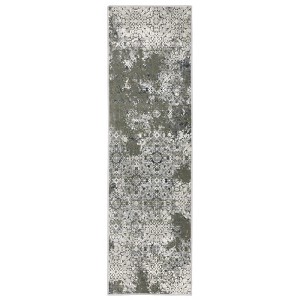 Oriental Weavers Gemini 002H2 Ivory/ Grey Indoor Area Rug - 2'3" x 7'6" - 1 of 4