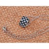 Anna-Kaci Women's Elegant Teardrop Crystal Pendant Necklace, Rhinestone Embellishments, Adjustable Chain, Perfect for Formal Events - Transfer Beads - 3 of 4
