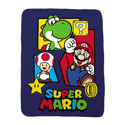 46"x60" Mario Throw Blanket