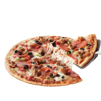Thin Crust Supreme Frozen Pizza - 17.75oz - Market Pantry™