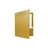 JAM Paper Laminated Glossy 3 Hole Punch Two-Pocket School Folders Gold 385GHPGOD - 3 of 4