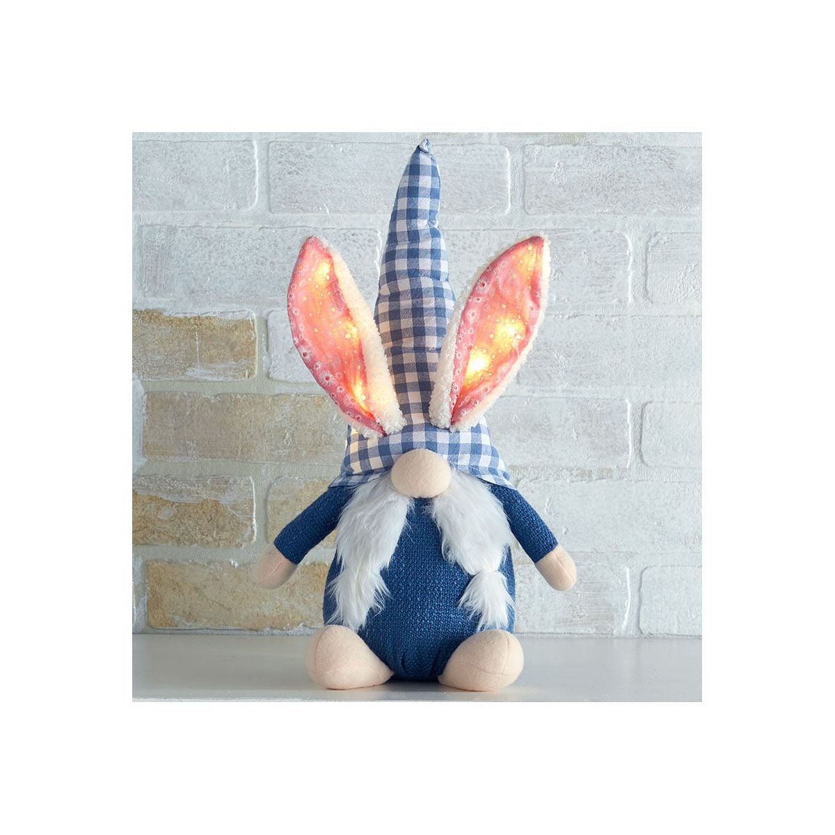 The Lakeside Collection Blue and White Plaid Easter Collection - - thumbnail 5