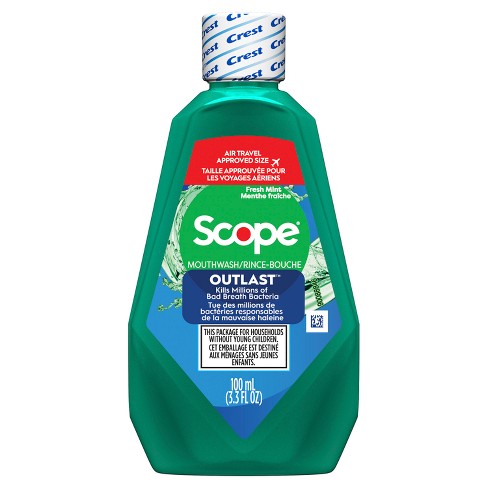 Crest Scope Outlast Mouthwash - Fresh Mint : Target
