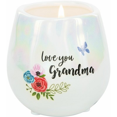 Pavilion Gift Company - Grandma - 8 oz - 100% Soy Wax Candle Scent: Serenity - Flame Candles