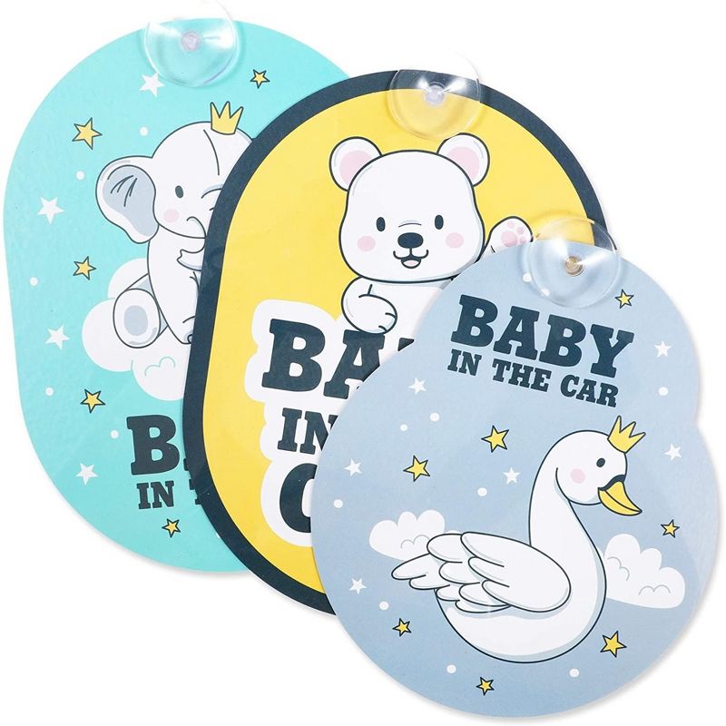 Car Decal Sticker, Baby in The Car (3 Pack), 3 of 9