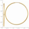 Black Bow Jewelry 1.5mm x 52mm 14k Yellow Gold Polished Round Endless Hoop Earrings - 4 of 4