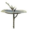 SPI Home Bird on Branch Sundial Birdbath – Cast Metal Garden Accent for Outdoor Decor, Timekeeping, and Bird-Friendly Landscaping - 3 of 3