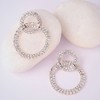 SOHI Women's Green Bling Drop Earrings - 2 of 3