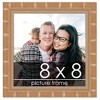 PosterPalooza | 8x8 Modern Bamboo Picture Frame, UV Acrylic, 5 Finishes - 2 of 4